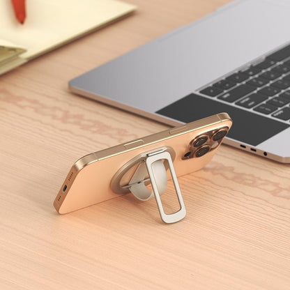 2026 New Release: Foldable Silicone Wristlet Design Phone Stand - Ultra-Compact, Travel-Ready, 360° Rotatable Desktop Holder