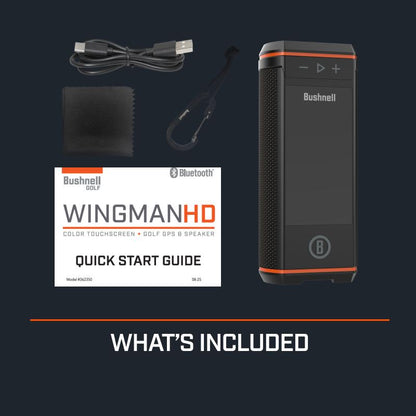 Bushnell Wingman HD: 3.5” Color HD Touchscreen & 360˚ Premium Audio for Clear Visuals and Audible Distances