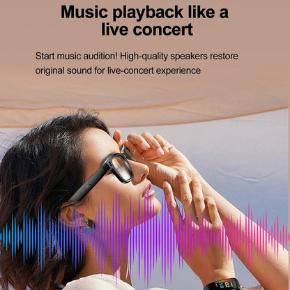 Ai Wireless Smart Glasses with Camera, Real-Time Translation, Bluetooth-Compatible Audio, Long Battery Life, Ip65 Waterproof, Travel Sports Outdoor Use