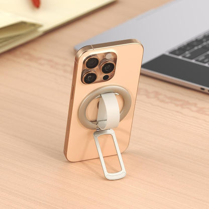 2026 New Release: Foldable Silicone Wristlet Design Phone Stand - Ultra-Compact, Travel-Ready, 360° Rotatable Desktop Holder