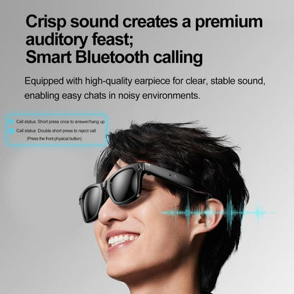 Ai Wireless Smart Glasses with Camera, Real-Time Translation, Bluetooth-Compatible Audio, Long Battery Life, Ip65 Waterproof, Travel Sports Outdoor Use