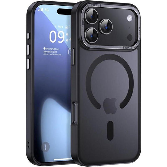 Magnetic Phone Case for Iphone 17/17 Pro/17 Pro Max/17 Air Case,Full Camera Protection Phone Cases,Compatible with Magsafe,Transparent Acrylic Hard Shockproof Protective Phone Cover